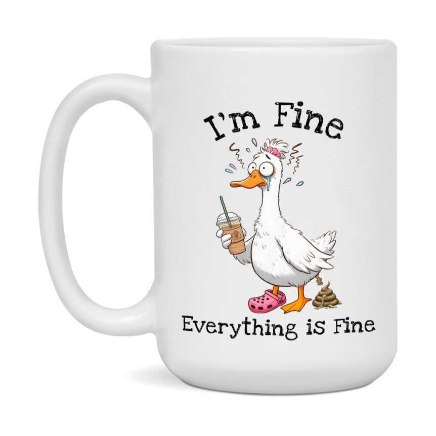 Silly Goose Mug, Funny Goose Coffee Mug, 11Oz Or 15Oz Ceramic Cup