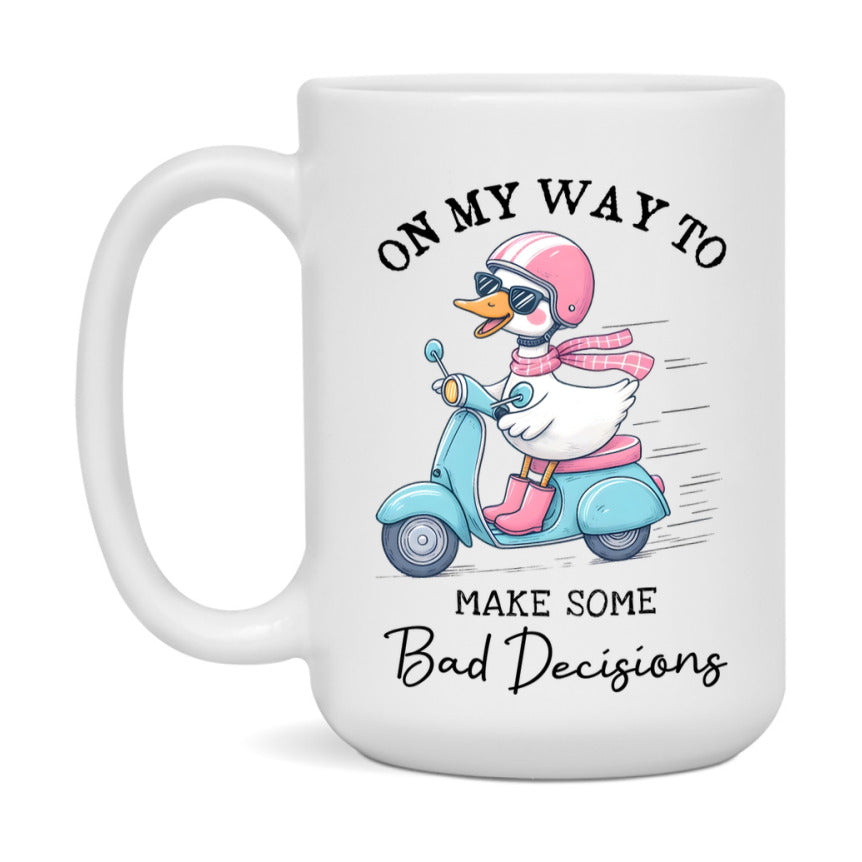 Silly Goose Mug, Funny Goose Coffee Mug, 11Oz Or 15Oz Ceramic Cup