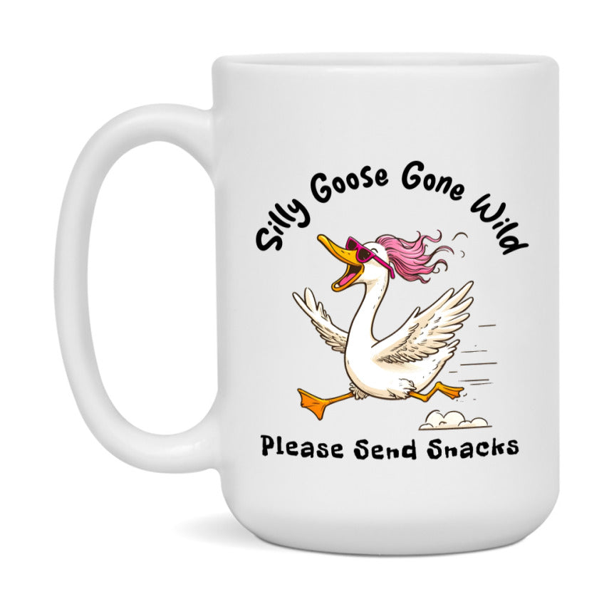 Silly Goose Mug, Funny Goose Coffee Mug, 11Oz Or 15Oz Ceramic Cup