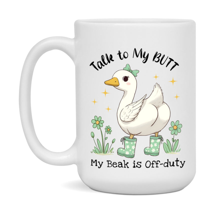 Silly Goose Mug, Funny Goose Coffee Mug, 11Oz Or 15Oz Ceramic Cup