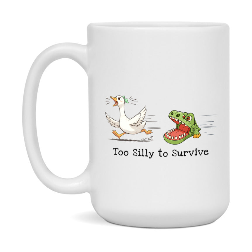 Silly Goose Mug, Funny Goose Coffee Mug, 11Oz Or 15Oz Ceramic Cup