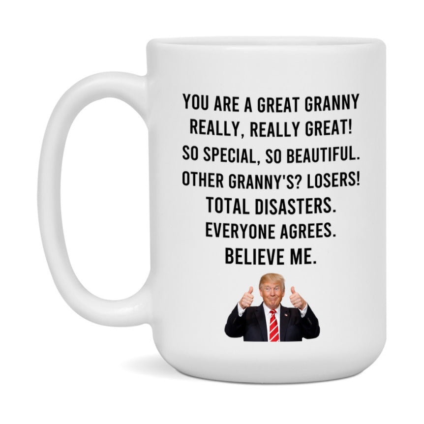 Granny Mug, Funny Gift For Granny Grandma, Mothers Day Grandma Mug