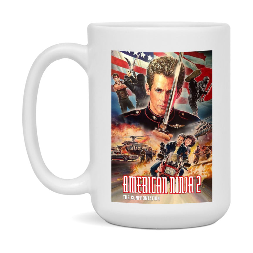 80S Movie Mug American Ninja 2 The Confrontation (1987