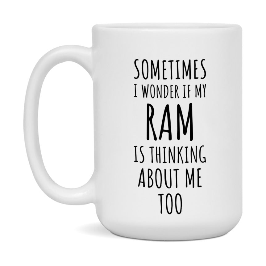 Ram Car Lover Mug, Funny Ram Coffee Mug