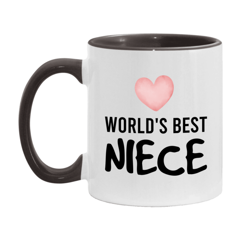 World's Best Niece Mug, Niece Superlative Coffee Mug, 11oz or 15oz Ceramic Cup, Gift for Niece