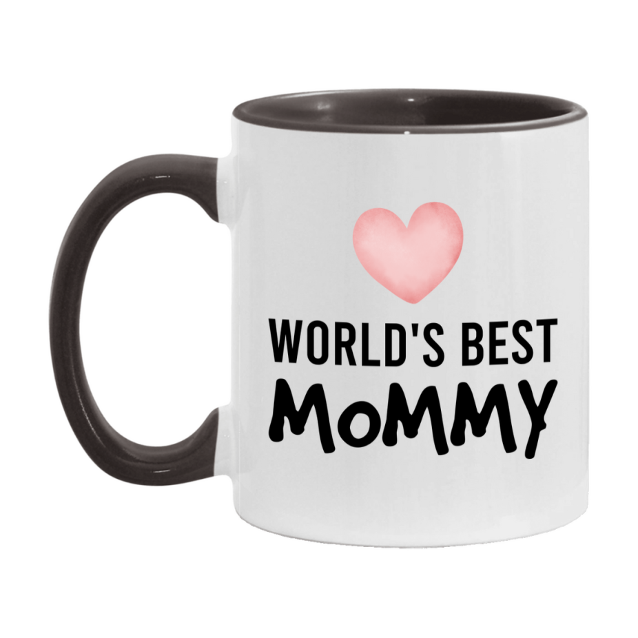 World's Best Mommy Mug, Mommy Superlative Coffee Mug, 11oz or 15oz Ceramic Cup, Gift for Mommy