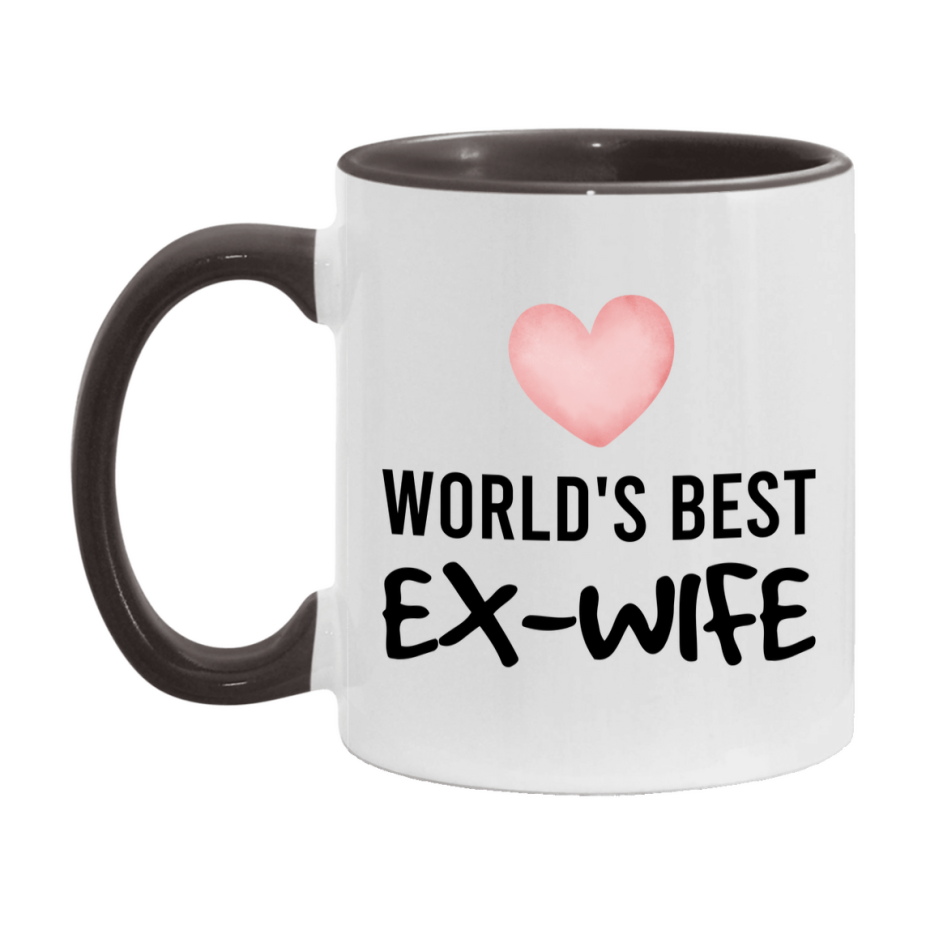 World's Best Ex-Wife Mug, Ex-Wife Superlative Coffee Mug, 11oz or 15oz Ceramic Cup, Gift for Ex-Wife