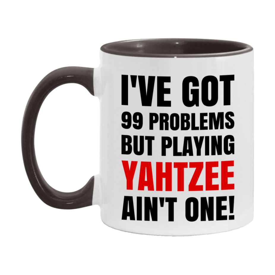 Funny Board Game Mug Gift, I've Got 99 Problems But Playing Board Games Ain't One! 11oz or 15oz Ceramic Coffee Mug for Board Game Lovers
