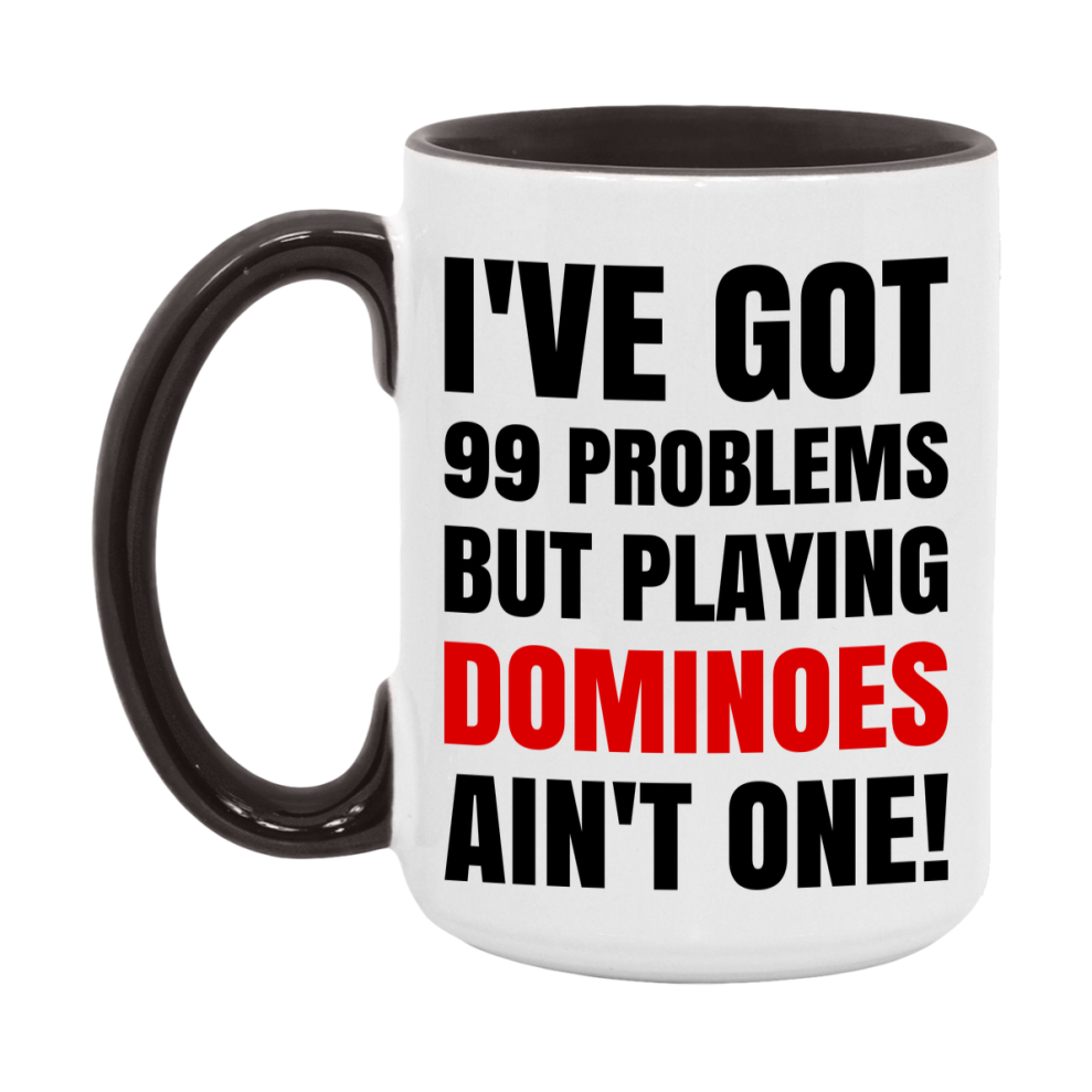 Funny Board Game Mug Gift, I've Got 99 Problems But Playing Board Games Ain't One! 11oz or 15oz Ceramic Coffee Mug for Board Game Lovers