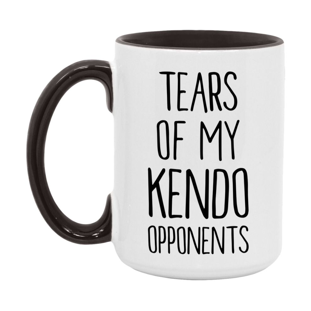Funny Martial Arts Mug - "Tears Of My Kendo Opponents" - 11Oz Or 15Oz White Ceramic Coffee Cup