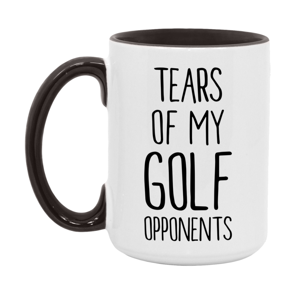 Funny Golf Mug – “Tears Of My Golf Opponents” – 11Oz Or 15Oz Coffee Cup