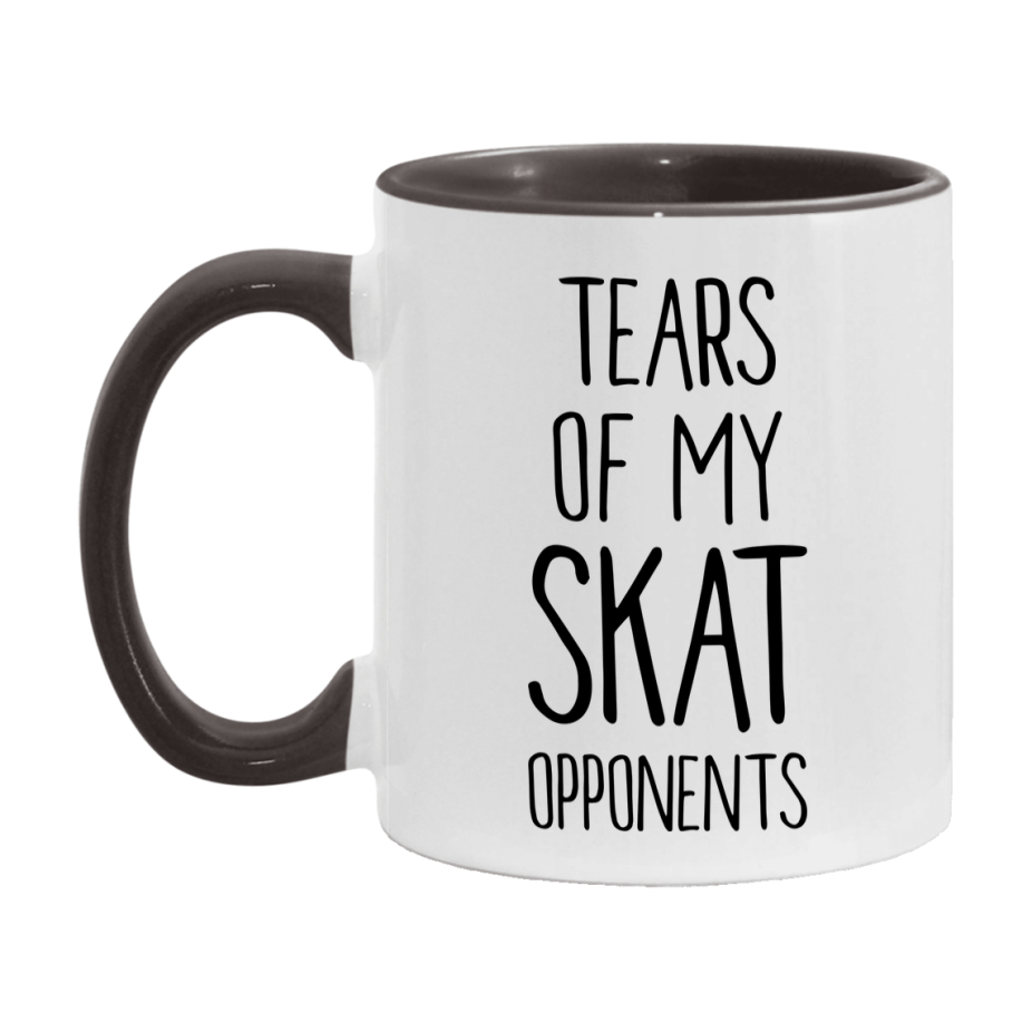 Funny Skat Mug – “Tears Of My Skat Opponents” – 11Oz Or 15Oz Coffee Cup