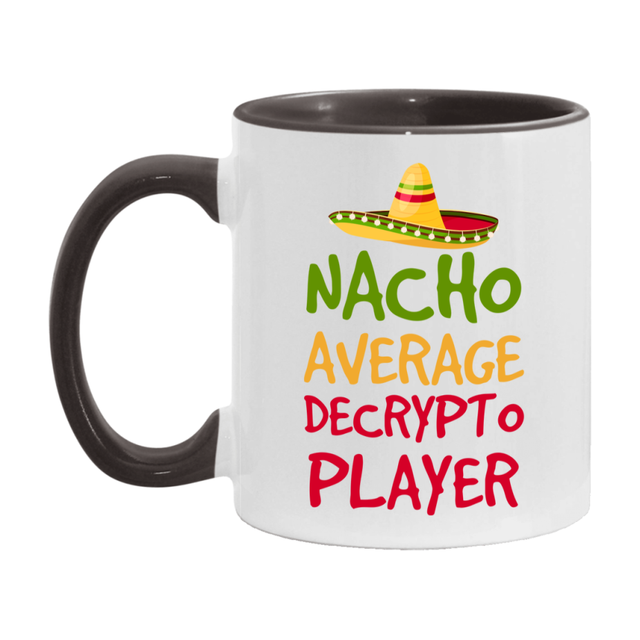 Funny Nacho Average Decrypto Player Mug – 11Oz Or 15Oz White Ceramic Coffee Cup For Decrypto Players