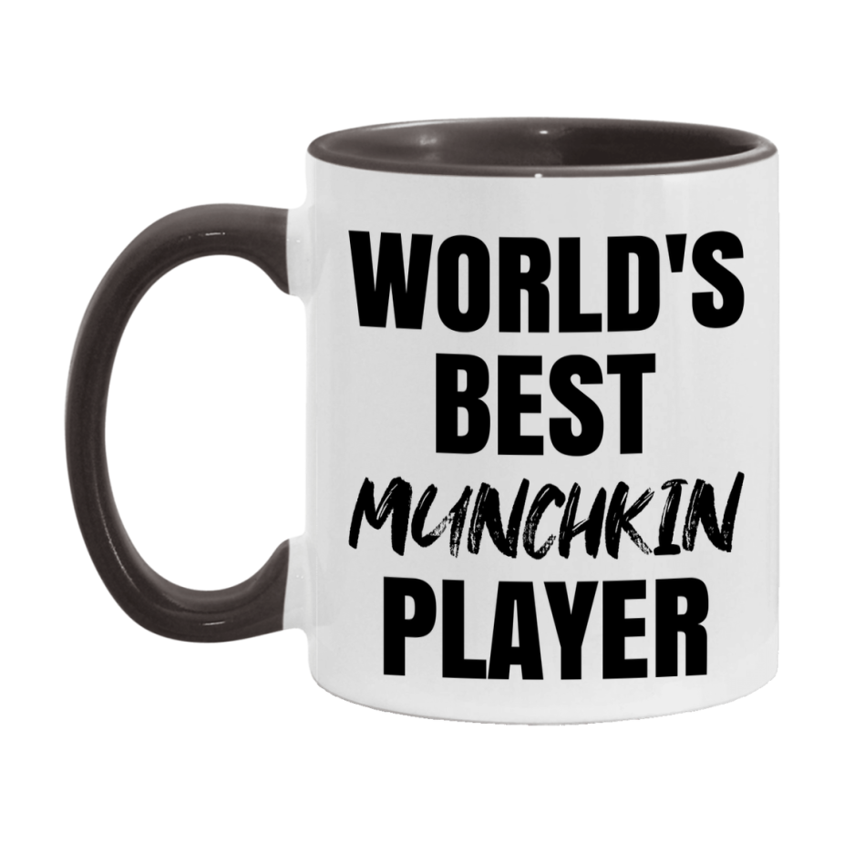World's Best Munchkin Player Mug, Funny Card Game Player Gift, 11Oz Or 15Oz White Ceramic Mug