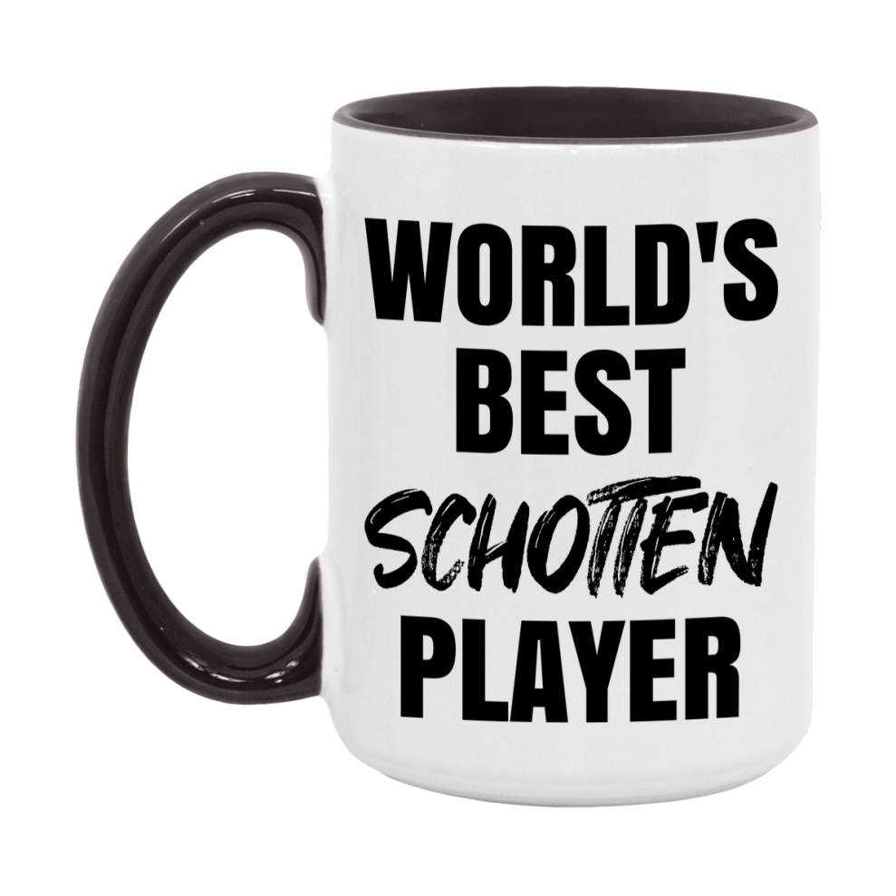 World's Best Schotten Player Mug, Funny Card Game Player Gift, 11Oz Or 15Oz White Ceramic Mug