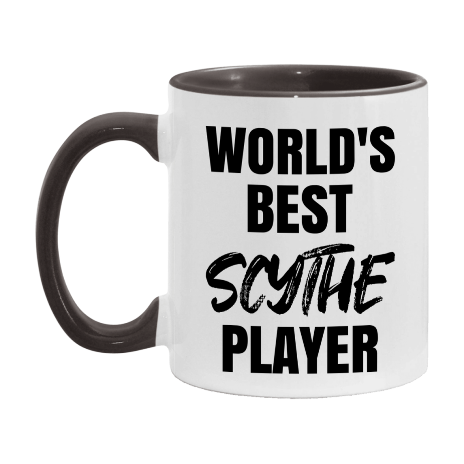 World's Best Scythe Player Mug, Funny Game Board Gift, 11Oz Or 15Oz White Ceramic Mug