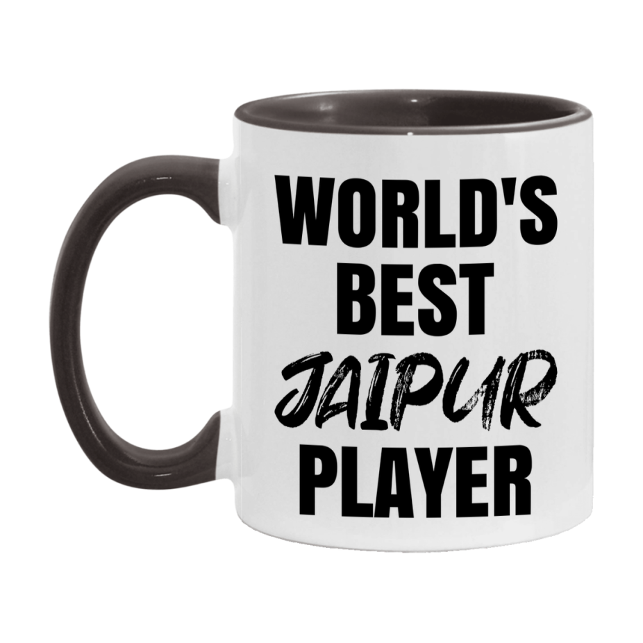 World's Best Jaipur Player Mug, Funny Game Board Gift, 11Oz Or 15Oz White Ceramic Mug