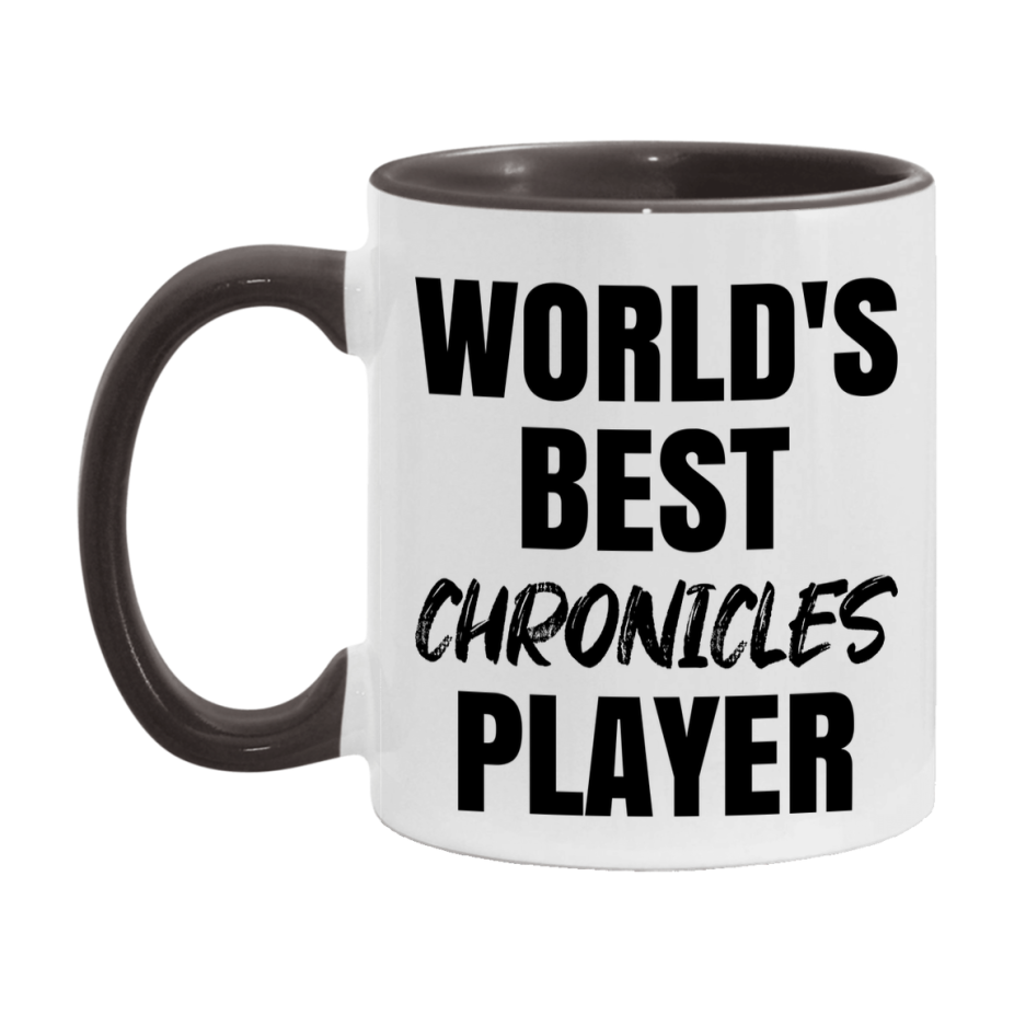 World's Best Chronicles Player Mug, Funny Game Board Gift, 11Oz Or 15Oz White Ceramic Mug