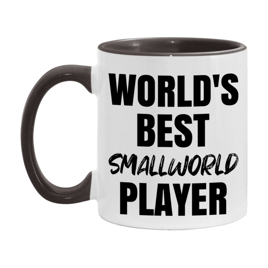 World's Best Smallworld Player Mug, Funny Game Board Gift, 11Oz Or 15Oz White Ceramic Mug