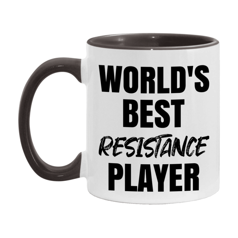 World's Best Resistance Player Mug, Funny Game Board Gift, 11Oz Or 15Oz White Ceramic Mug