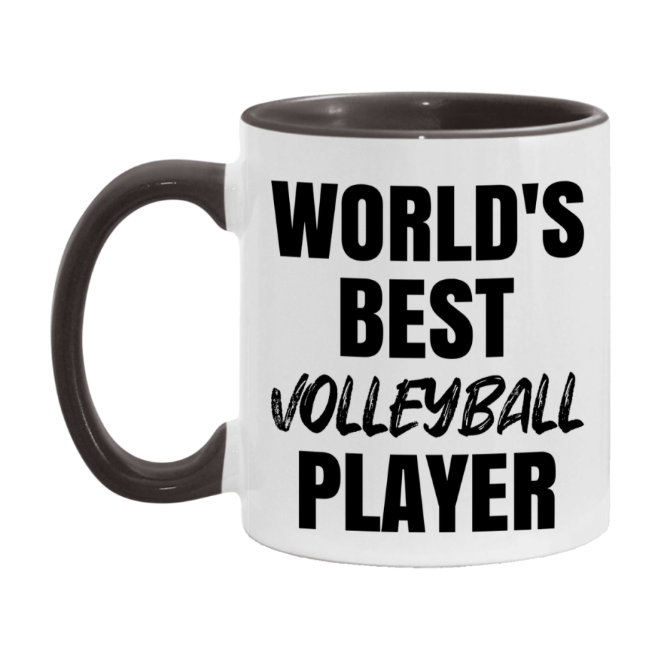 World's Best Volleyball Player Mug, Double-Sided 11Oz Or 15Oz Coffee Cup
