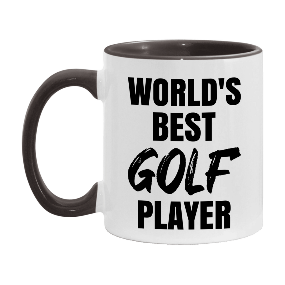 World's Best Golf Player Mug, Double-Sided 11Oz Or 15Oz Coffee Cup