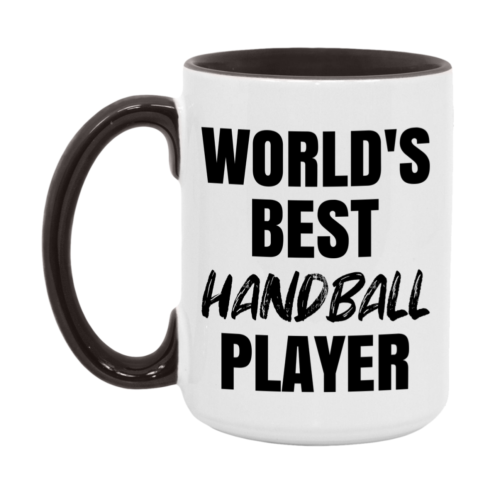 World's Best Handball Player Mug, Double-Sided 11Oz Or 15Oz Coffee Cup