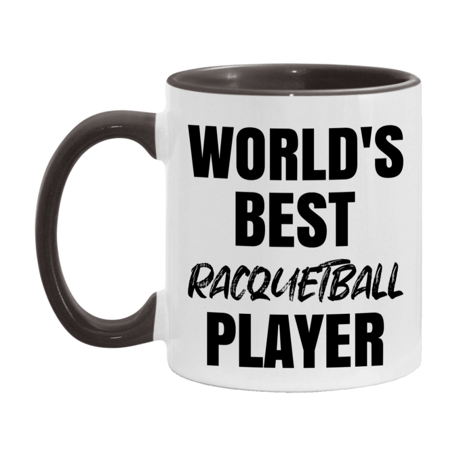 World's Best Racquetball Player Mug, Double-Sided 11Oz Or 15Oz Coffee Cup