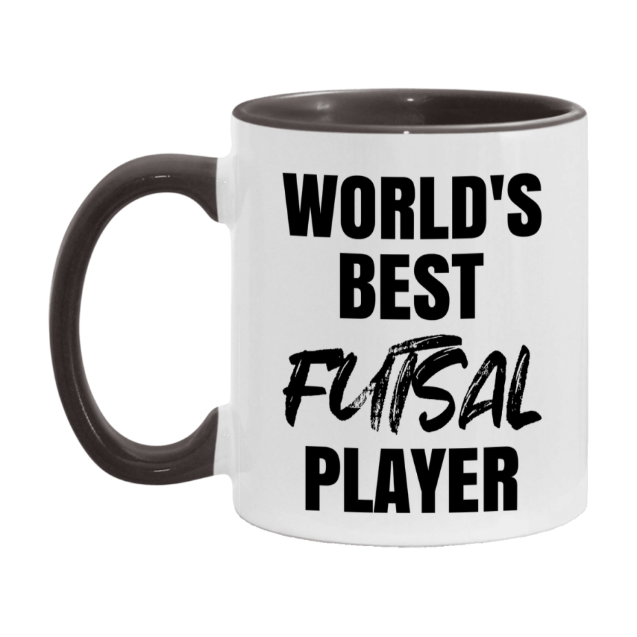 World's Best Futsal Player Mug, Double-Sided 11Oz Or 15Oz Coffee Cup