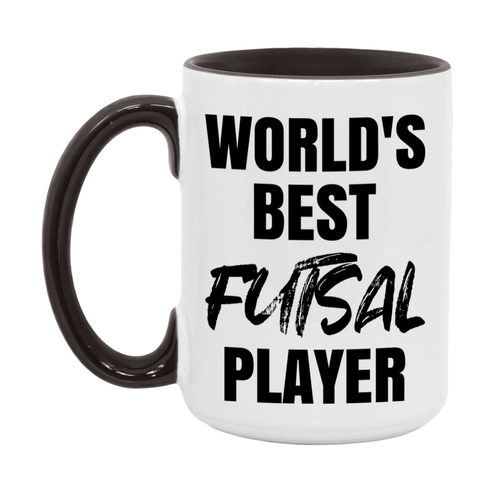 World's Best Futsal Player Mug, Double-Sided 11Oz Or 15Oz Coffee Cup
