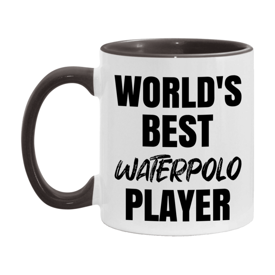 World's Best Waterpolo Player Mug, Double-Sided 11Oz Or 15Oz Coffee Cup