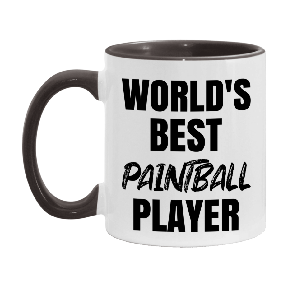 World's Best Paintball Player Mug, Double-Sided 11Oz Or 15Oz Coffee Cup