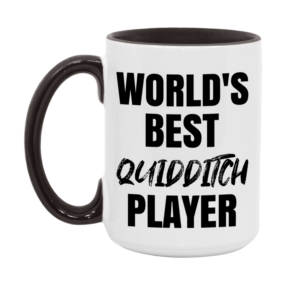 World's Best Quidditch Player Mug, Double-Sided 11Oz Or 15Oz Coffee Cup