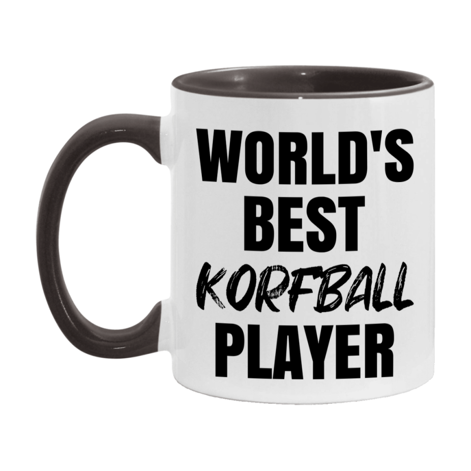 World's Best Korfball Player Mug, Double-Sided 11Oz Or 15Oz Coffee Cup