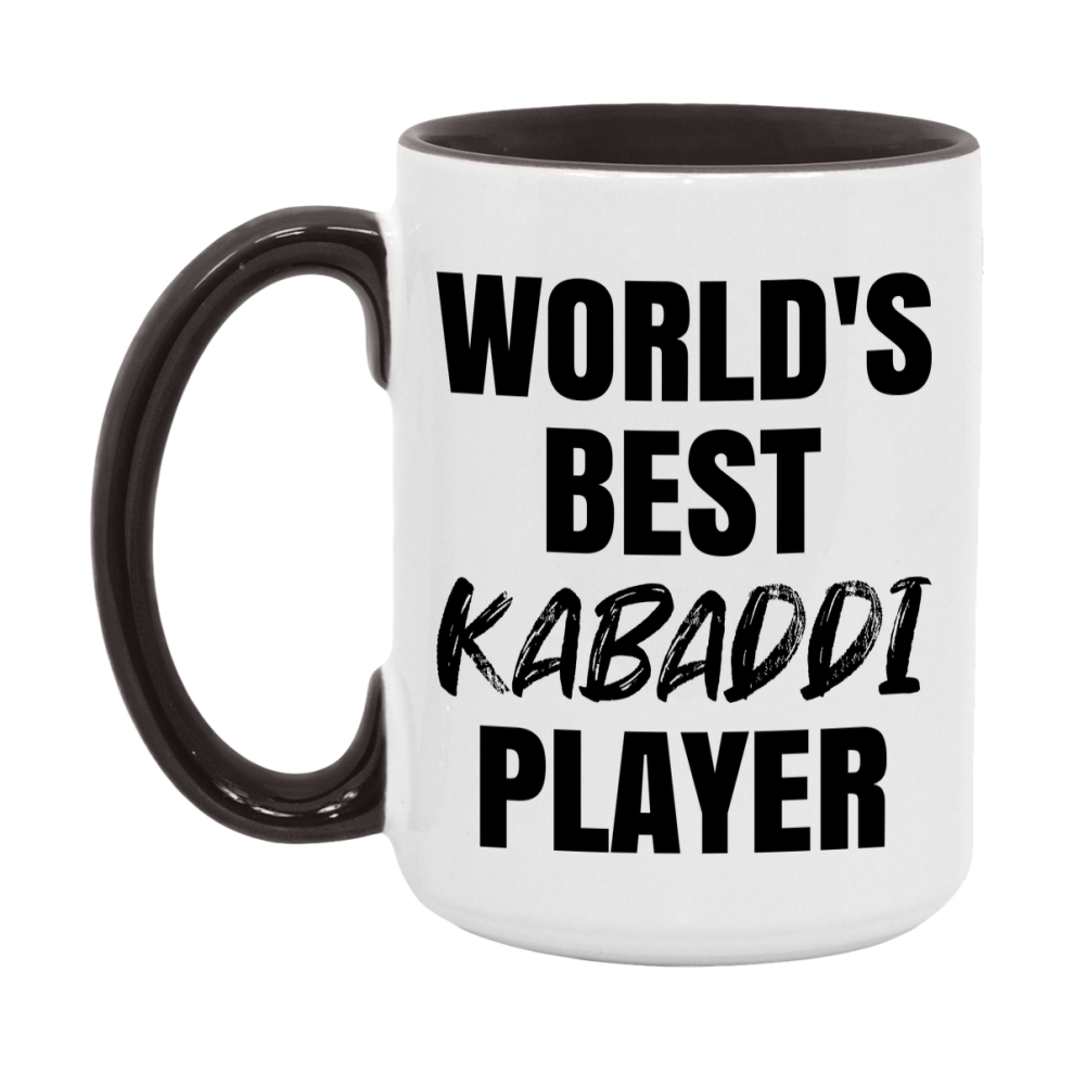 World's Best Kabaddi Player Mug, Double-Sided 11Oz Or 15Oz Coffee Cup