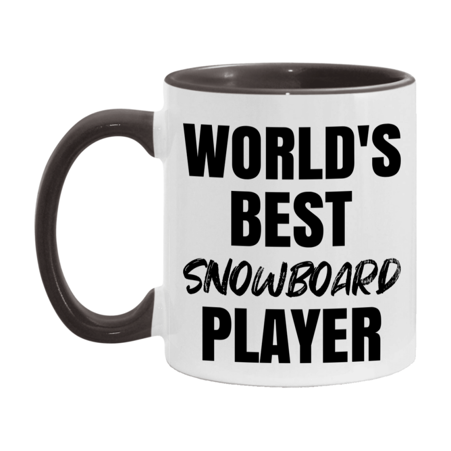 World's Best Snowboard Player Mug, Double-Sided 11Oz Or 15Oz Coffee Cup