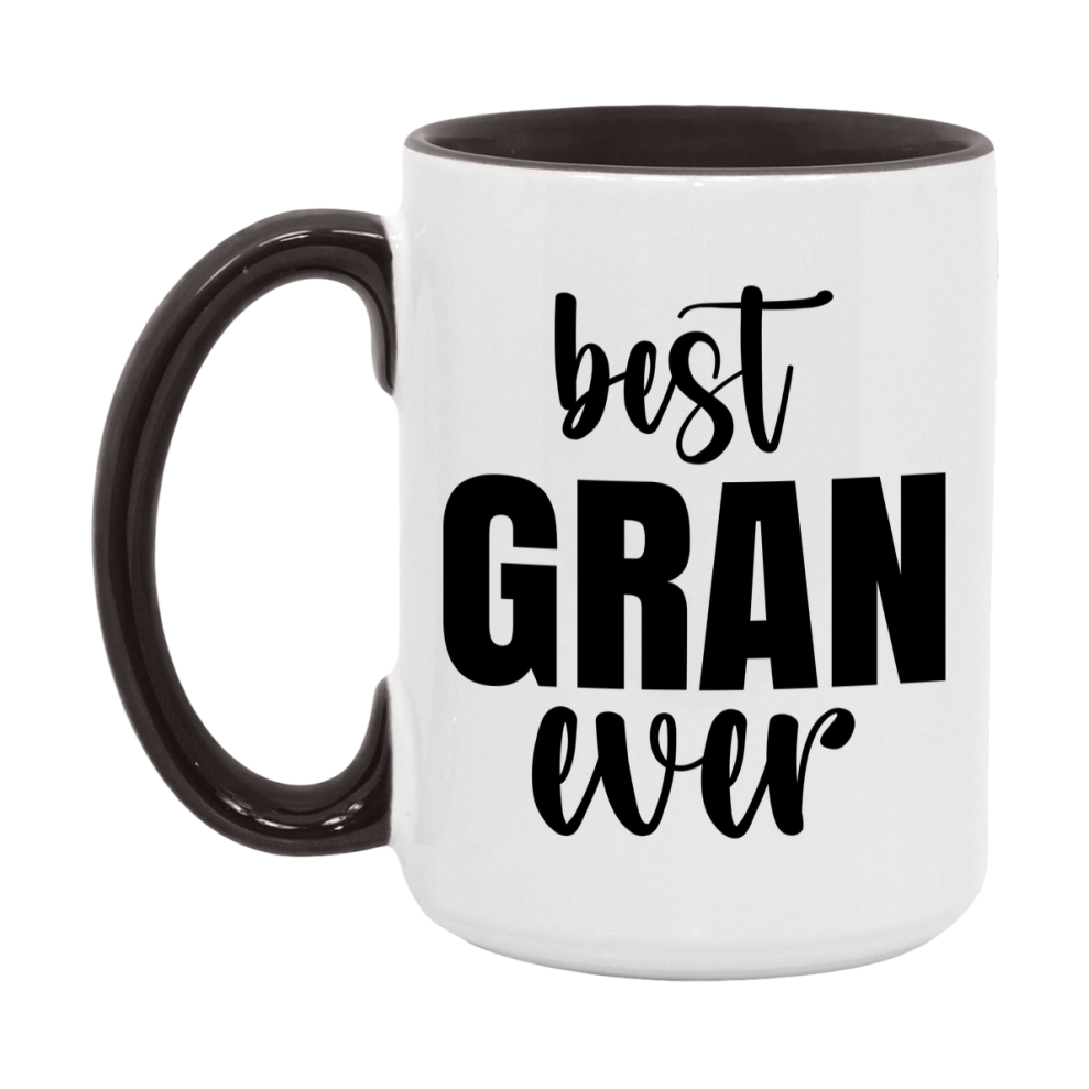 Best Gran Ever Mug, Mother's Day Gift, 11Oz Or 15Oz Ceramic Coffee Cup