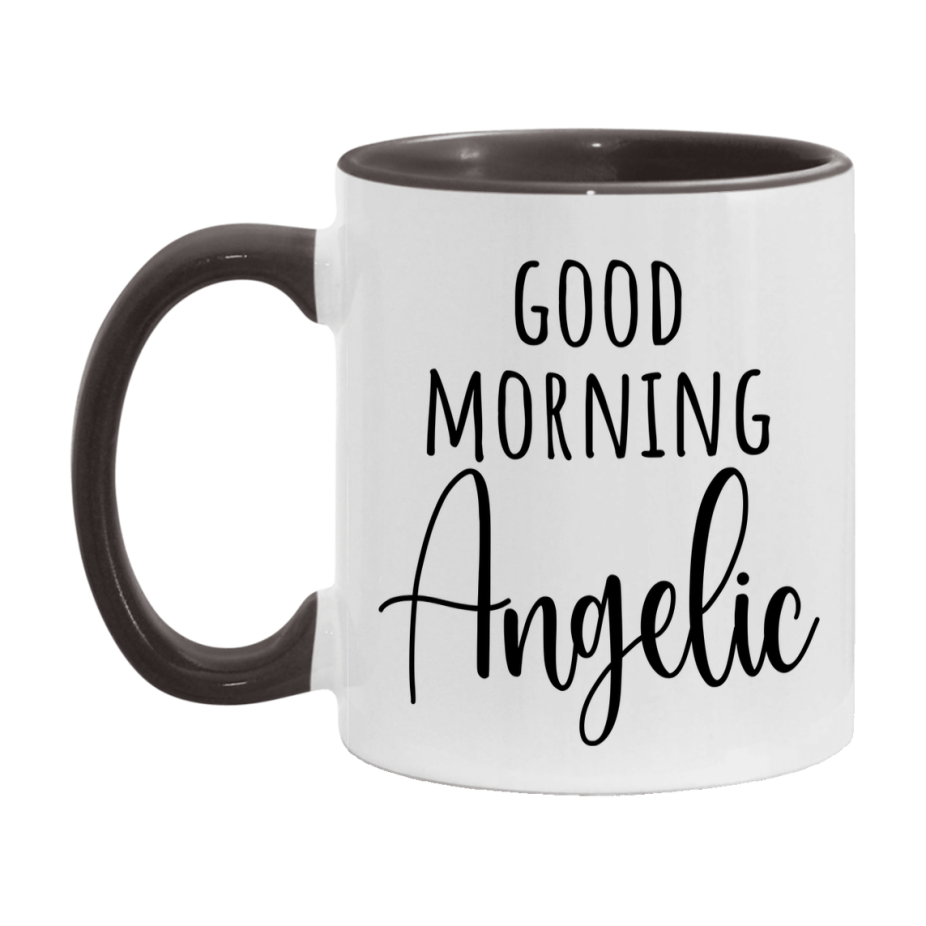 Good Morning Angelic Mug, Valentine's Day Mug For Angelic Lover, 11Oz Or 15Oz Ceramic Coffee Cup