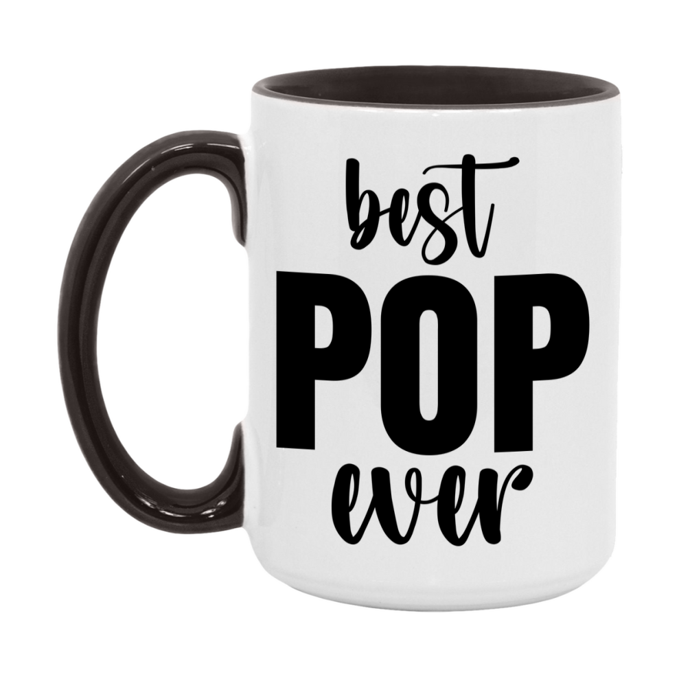 Best Pop Ever Mug, Father’s Day Gift, 11Oz Or 15Oz Ceramic Coffee Mug