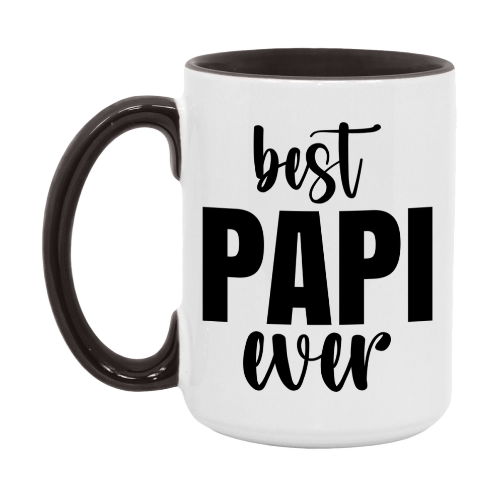 Best Papi Ever Mug, Father’s Day Gift, 11Oz Or 15Oz Ceramic Coffee Mug