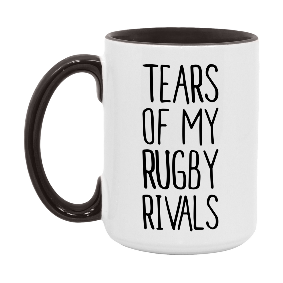 Funny Rugby Mug, Tears Of My Rugby Rivals, 11Oz Or 15Oz Coffee Cup