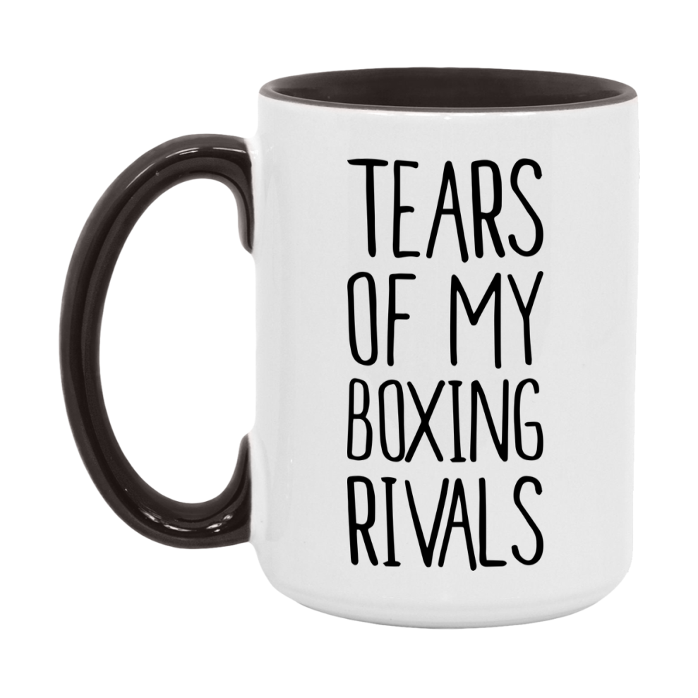 Funny Boxing Mug, Tears Of My Boxing Rivals, 11Oz Or 15Oz Coffee Cup