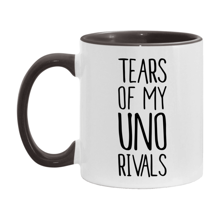 Funny Uno Mug, Tears Of My Uno Rivals, 11Oz Or 15Oz Ceramic Coffee Cup