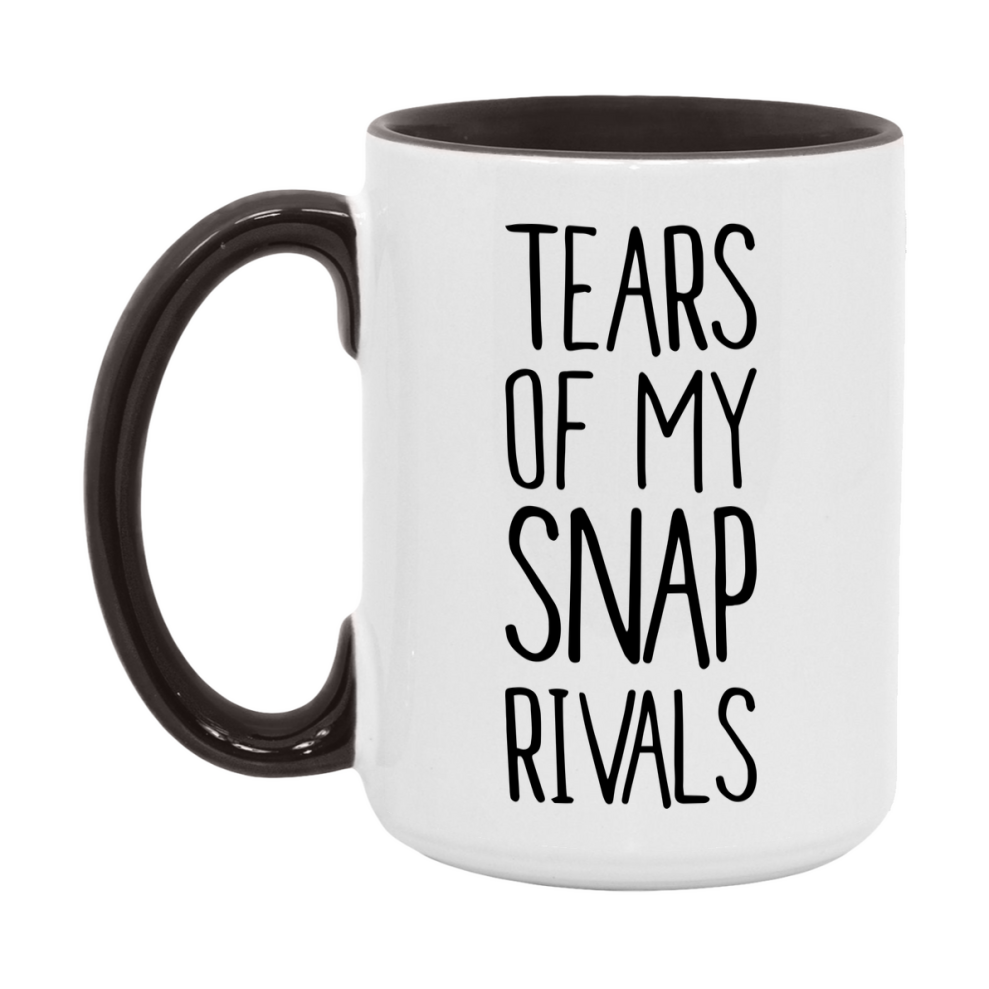 Funny Snap Mug, Tears Of My Snap Rivals, 11Oz Or 15Oz Ceramic Coffee Cup