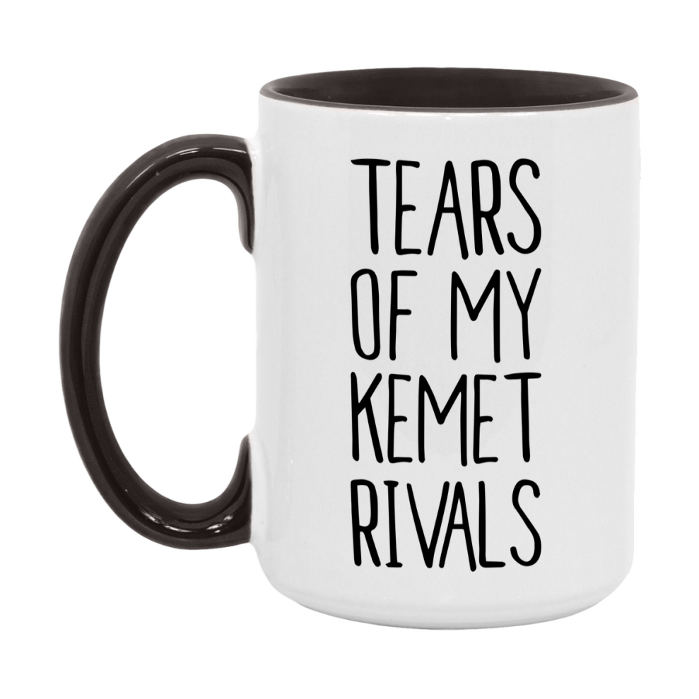 Funny Kemet Mug, Tears Of My Kemet Rivals, 11Oz Or 15Oz Ceramic Coffee Cup