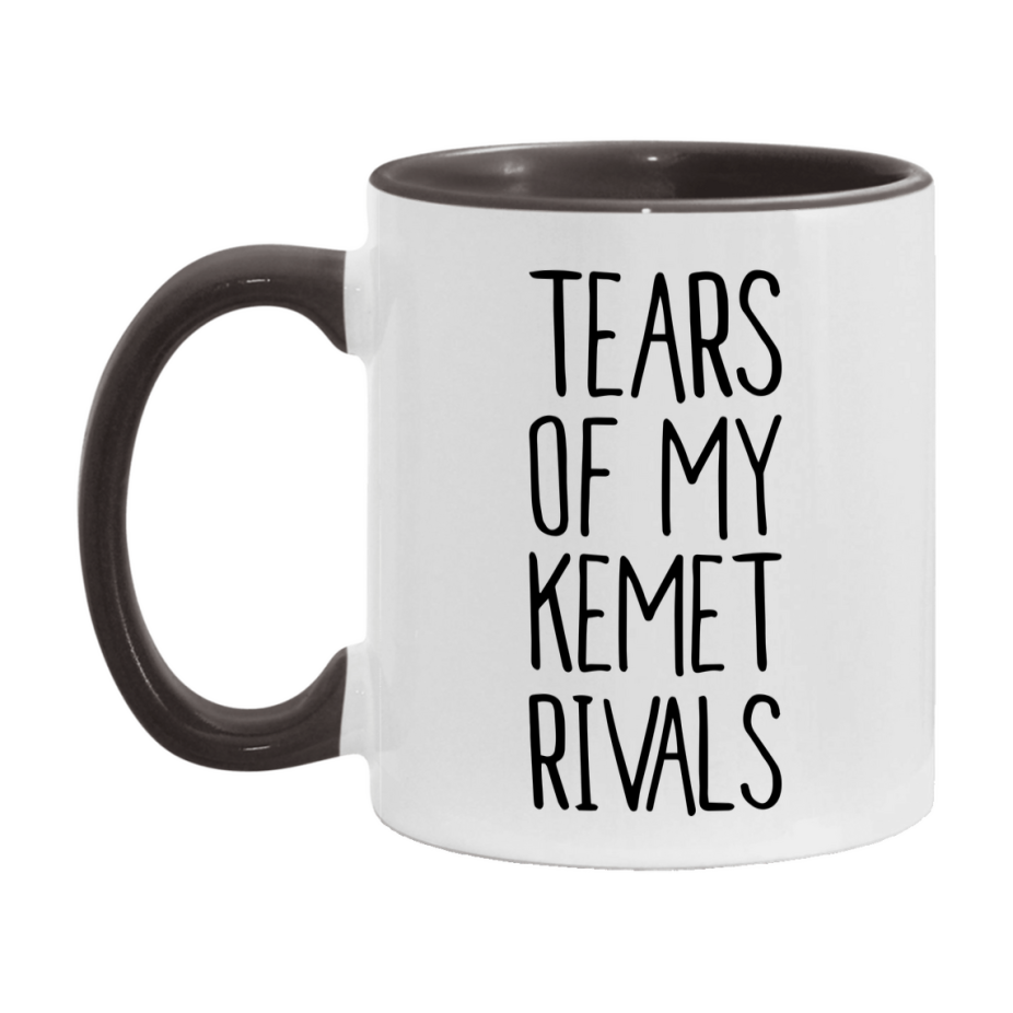 Funny Kemet Mug, Tears Of My Kemet Rivals, 11Oz Or 15Oz Ceramic Coffee Cup