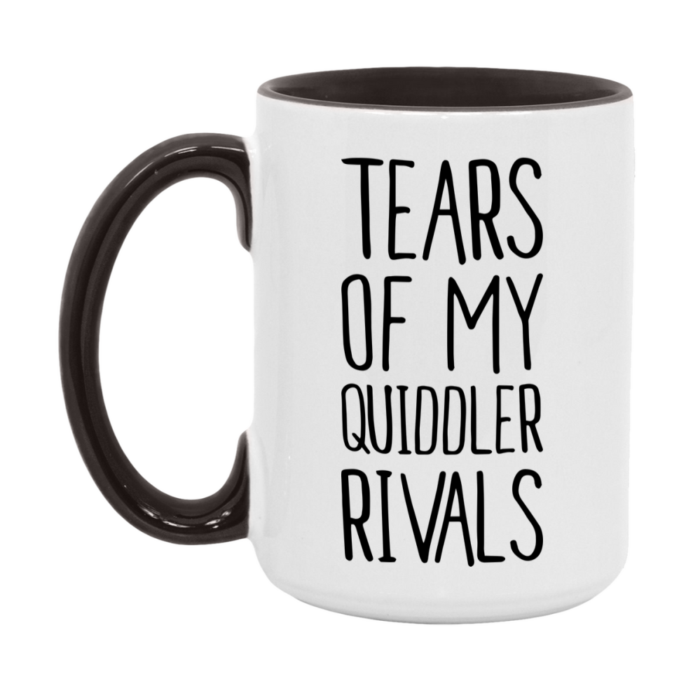 Funny Quiddler Mug, Tears Of My Quiddler Rivals, 11Oz Or 15Oz Ceramic Coffee Cup