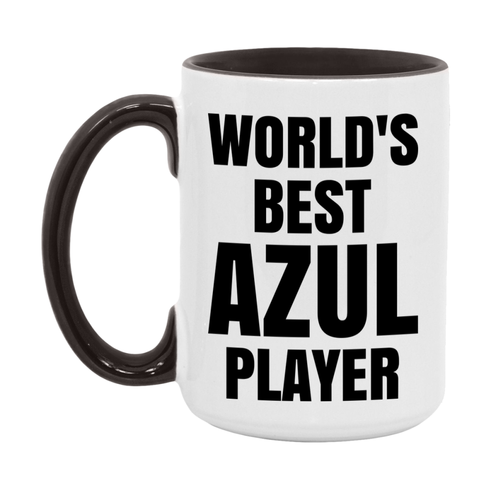 Funny Game Board Mug, World's Okayest Azul Player, 11Oz Or 15Oz Ceramic Coffee Cup