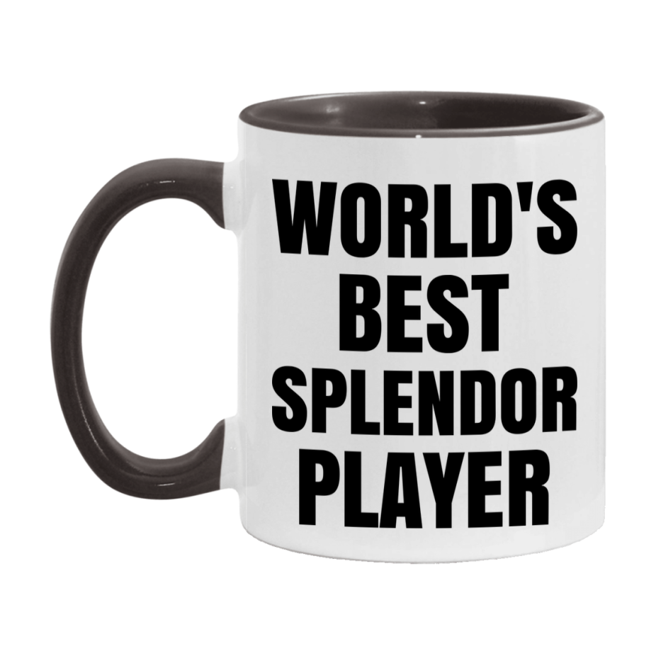 Funny Game Board Mug, World's Okayest Splendor Player, 11Oz Or 15Oz Ceramic Coffee Cup