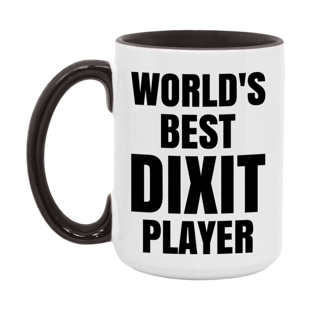 Funny Game Board Mug, World's Okayest Dixit Player, 11Oz Or 15Oz Ceramic Coffee Cup